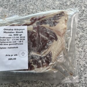 Greater Omaha “Monster Bøf” – 500g Premium Ribeye