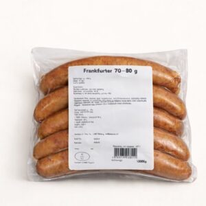 Frankfurter (klassisk grillpølse) 70-80g - 1 kg